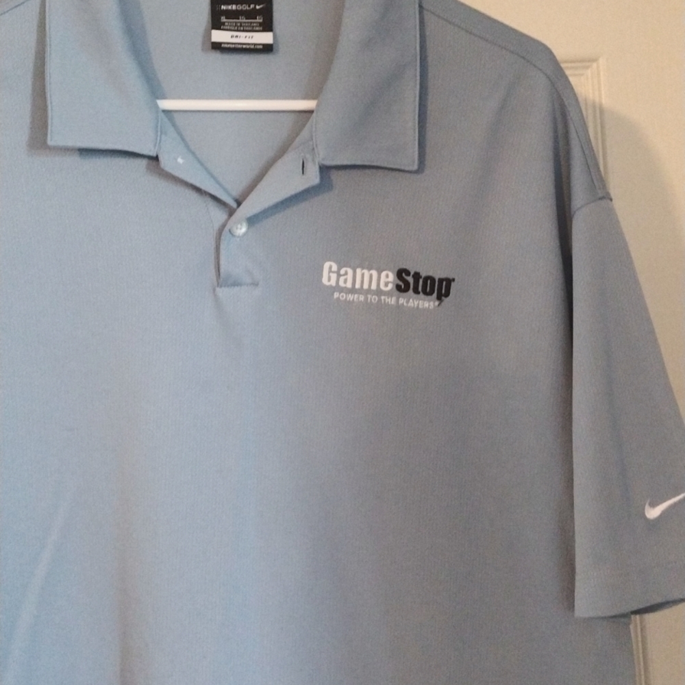 GameStop Nike Golf Drifit Polo